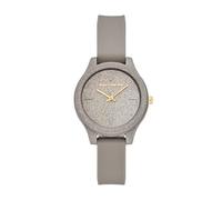 Skechers Montre analogique Carmelina en silicone gris pour femme (modèle : SR6336)