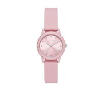 Skechers Montre pour femmes Anaheim, mouvement à trois aiguilles, boîtier en alliage rose de 30 mm avec bracelet en silicone, SR6234