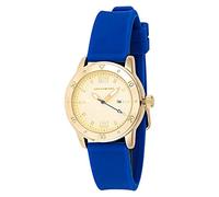 Skechers Montre pour femmes Redondo, mouvement à trois aiguilles avec date, boîtier en alliage doré de 36 mm avec bracelet en silicone, SR6052