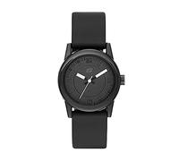 Skechers Montre pour femmes Rosencrans, mouvement à trois aiguilles, boîtier en polycarbonate noir de 30 mm avec bracelet en silicone, SR6028