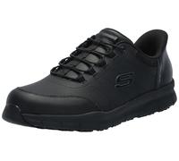 Skechers Nampa-Knotly Bungee Athletic SR Chaussures de Service Alimentaire Mains Libres pour Homme, Noir, 7.5 US