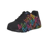 Skechers JGoldcrown: Uno Lite - Spread the Love Chaussures pour Fille Noir 314064L-BKMT
