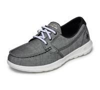 Skechers Chaussure bateau Go Walk Lite-15433 Femme Noir/Blanc 38 EU