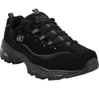 Skechers D'Lites Biggest Fan Baskets Femme, Black Trubuck Mesh Trim, 39.5 EU