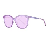 Skechers, Occhiali da sole SE6099, forma rettangolare, colore viola op , colore lente bordeaux specchiato