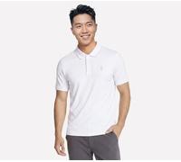 Skechers Off Duty Polo en Blanc, Pointure XL