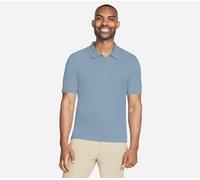 Skechers Off Duty Polo en Bleu/Violet, Pointure 3XL