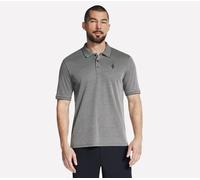 Skechers Off Duty Polo en Gris Anthracite, Pointure 2XL