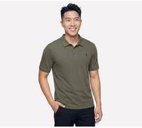 Skechers Off Duty Polo en Olive/Gris, Pointure Grand