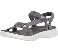 Skechers on-the-go 600-brilliancy Sandales Bride Cheville Femme Gris (Charcoal) 36 EU