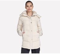 Skechers On-The-GO Cozy Fit Down Parka en Beige/Brun Clair, Pointure Moyen