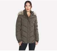 Skechers On-the-GO Cozy Fit Journey Parka en Brun/Olive, Pointure XS