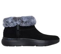 SKECHERS On-The-Go Encore Bottes Femme Noir à Fermeture Éclair Poil Memory Foam