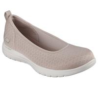 Skechers Femme on-The-go Flex-Chaussures Clover Hands Free Slip-ins Mocassin, Taupe, 37.5 EU