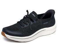 Skechers On-The-go Max Cushioning Lite Aura Baskets à enfiler mains libres pour femme, noir/blanc, 40 EU