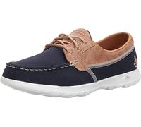 Skechers on- The Go Walk Lite-Coral Chaussure Bateau, Bleu Marine, 35.5 EU