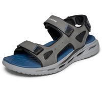 Skechers ORVAN SD Sandale Homme Anthracite Synthétique/Nylon, 43 EU