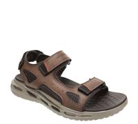 Skechers ORVAN SD Sandales pour Homme, Marron synthétique/Nylon, Pointure 40