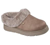 Skechers Chaussons Keepsakes Lite-Cozy Blend Textile Taupe Femme 36,5 EU