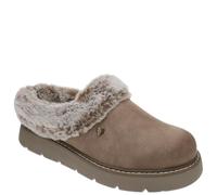 Skechers Pantoufles Keepsakes Lite Cozy Blend pour femme, Textile taupe, 36 EU