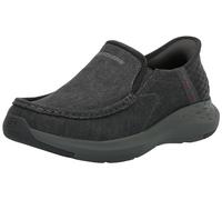 Skechers - Parson Dewitt - Chaussures à Enfiler sans Les Mains pour Homme, Gris, 12 X-Wide