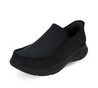 Skechers Parson Oswin Hommes Baskets, Black Leather, 41 EU