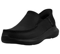 Skechers Parson Oswin Hommes Baskets, Black Leather, 41 EU