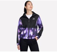 Skechers Performance Fusion Track Veste en Violet/Blanc, Pointure Grand