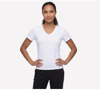 Skechers Pima V-Neck t-shirt en Blanc, Pointure Grand