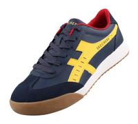 Baskets Homme - SKECHERS - Zinger Manzanilla Totale - Bleu - Cuir synthétique et velours 44