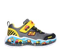 Skechers Play Scene Baskets pour garçon, Noir et jaune Bkyl, 23 EU