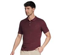 Skechers Polo Off Duty Homme Rouge, Charbon, L