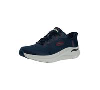 Skechers Slip-ins: Arch Fit 2.0 - Lestur Shoes Moyen Width en Bleu Marine/Rouge, Pointure 47.5, Vegan, Lavable en machine