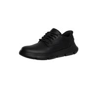 Skechers Pour des hommes Baskets en cuir Garza à enfiler, Noir