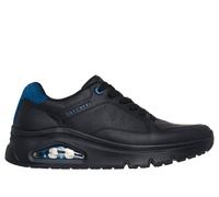Skechers Premium Leather UNO Icon - Idolizer Chaussures Moyen Width en Noir, Pointure 44