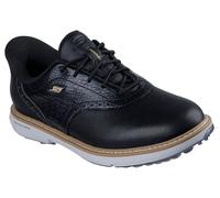 Skechers Prestige Chaussures de Golf sans Crampons pour Femme, Noir/Or, 36 EU