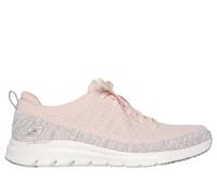 Skechers Pure Flex PulseSneaker pour Femme, Tricot Rose Gris, 39 EU