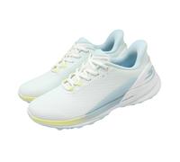 Skechers Pure Slip-Ins White Light Blue Women Golf Water Repellent 123147-WLBY