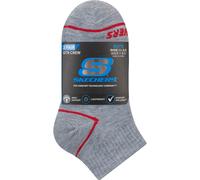 Skechers Quarter Socks Gris/Rouge ChdC10-2.5 Male
