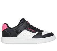 Skechers Quick Street - Style Stride Chaussures Moyen Width en Noir/Rose, Pointure 33, Lavable en machine