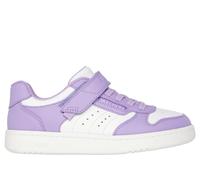 Skechers Quick Street - Style Stride Shoes Moyen Width en Blanc/Lavande, Pointure 28.5, Lavable en machine