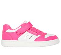 Skechers Quick Street - Style Stride Shoes Moyen Width en Rose Fluo/Blanc, Pointure 30, Lavable en machine