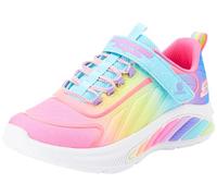 Skechers Rainbow Cruisers Baskets, Turquoise Mesh/Multi Trim, 28.5 EU