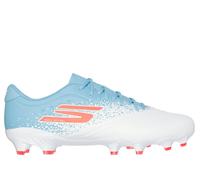 Skechers Razor 1.5 Academy FG Moyen Width en Blanc/Turquoise, Pointure 44