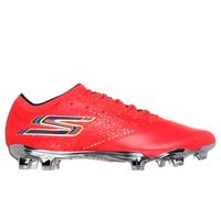 Skechers Razor 1.5 Elite FG Chaussures Moyen Width en Rouge/Noir, Pointure 42.5, Hyper Burst