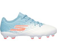 Skechers Razor Juniors Firm Ground Football Boots Blanc/Bleu 2 (35) Male