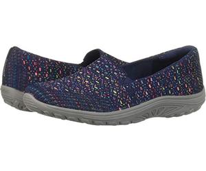 Skechers Reggae Fest - Osier - Tricot Double Gore À Enfiler (Willows) Semelle de mocassinFemme