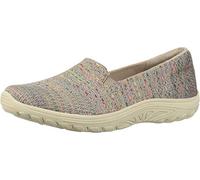 Skechers Reggae Fest-Wicker-Engineered Knit Twin Gore Slip on (Willows) Mocassins Plats pour Femme, Taupe, 36.5 EU