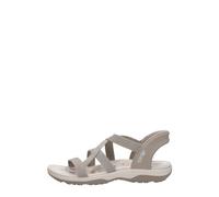Skechers - Reggae Slim Sandal - Femme - Chaussures - Beige - Taille: 42 EU