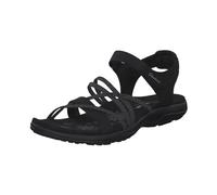 Skechers Reggae Slim Sandales pour femme Beige, Noir, 40 EU